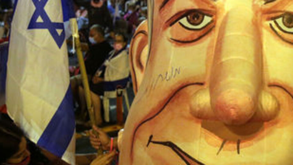 Netanyahu hükümetine Kovid-19 protestosu