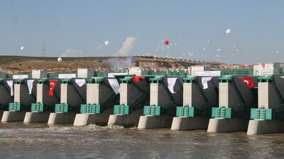 Reyhanlı Barajı açıldı