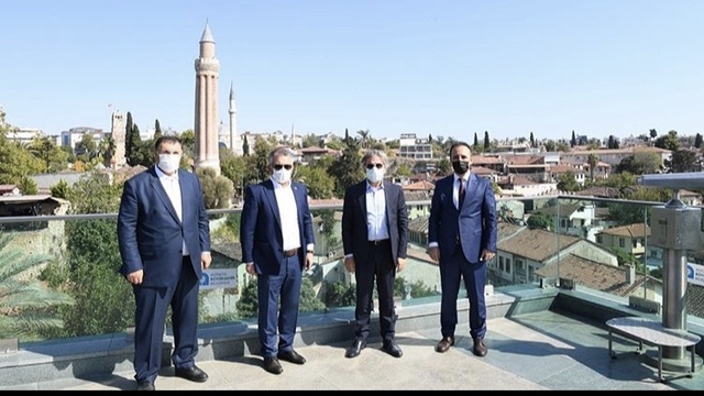 Antalya'da incelemelerde bulundu