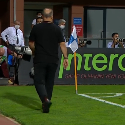 Terim'den tepki! Soyunma odasına gitti