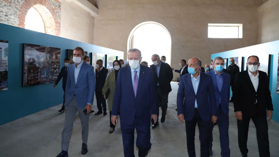 Cumhurbaşkanı Erdoğan Tersane İstanbul'da