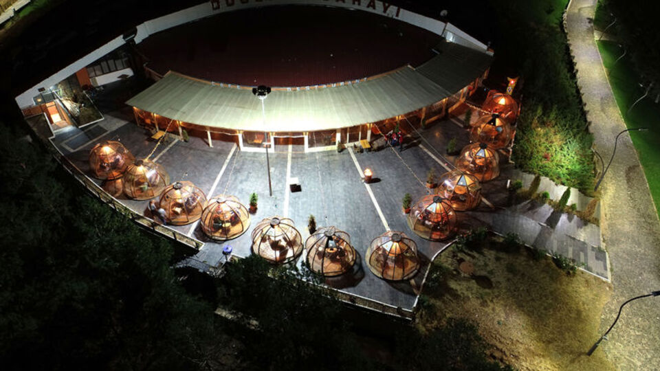 Hollanda'da vardı... Sivas'ta fanuslu korona tedbiri