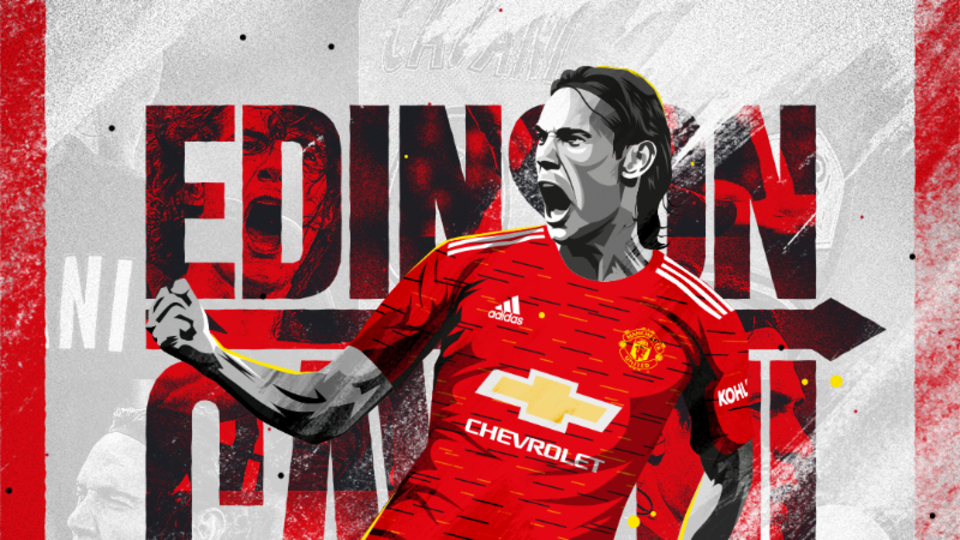 Cavani, Manchester United'da