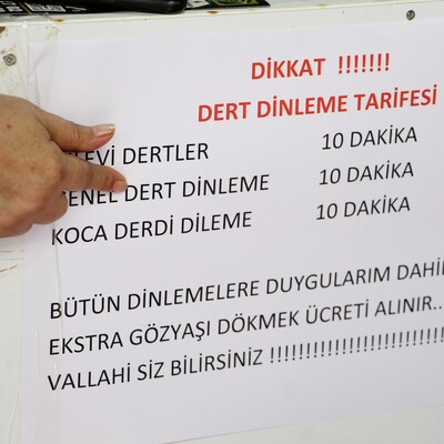 Dert dinlemekten sıkılan esnaftan ilginç tepki