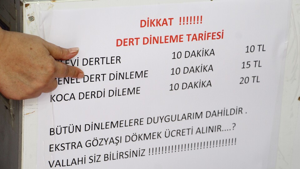 Dert dinlemekten sıkılan esnaftan ilginç tepki