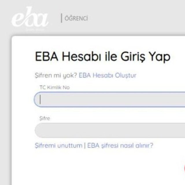 EBA öğrenci girişi yapın 2020!