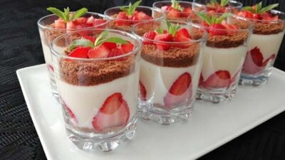 Bardakta tatlı tarifi