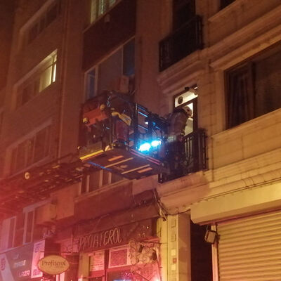 Kadının çığlıkları korkuttu! Polis alarma geçti