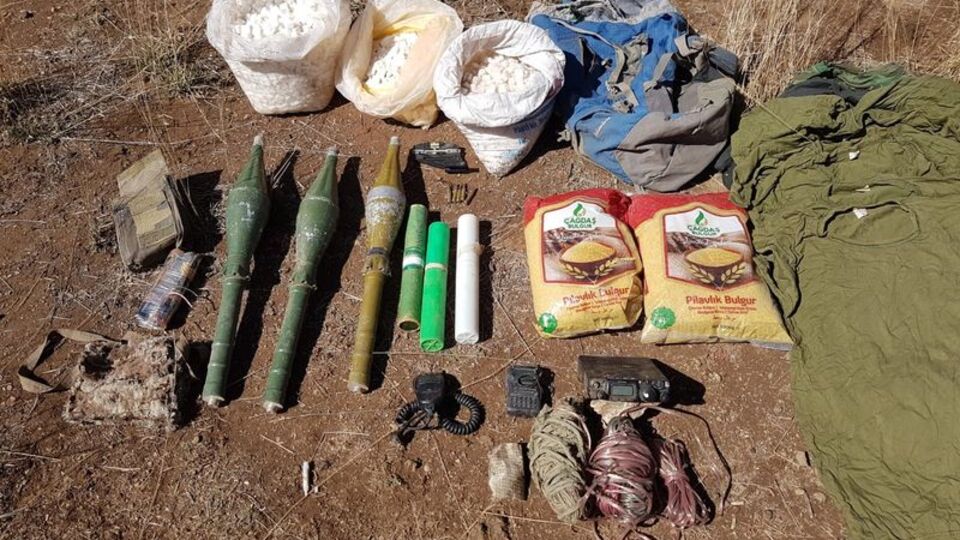 Van'da PKK operasyonu! Roketatar mühimmatı ele geçirildi
