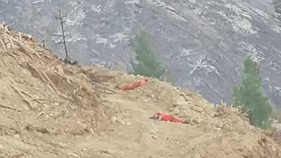 44 saatlik yangından sonra çarpıcı görüntü!