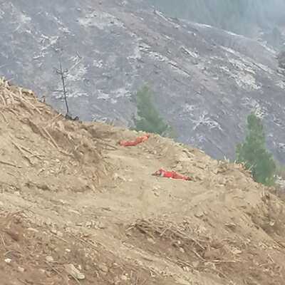 44 saatlik yangından sonra çarpıcı görüntü!