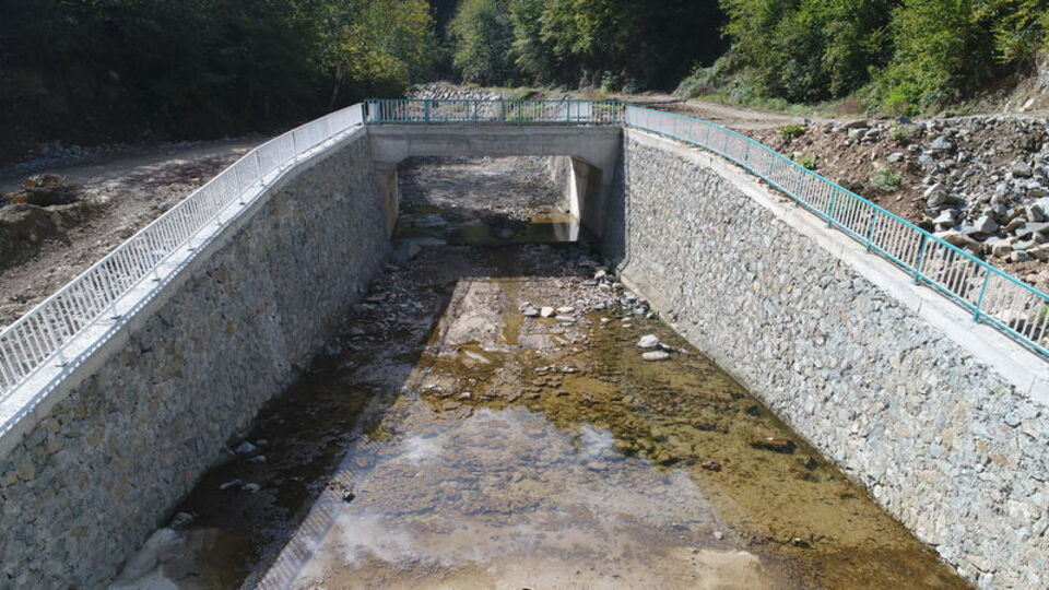 Yomra Vadisi ıslahı tamamlandı