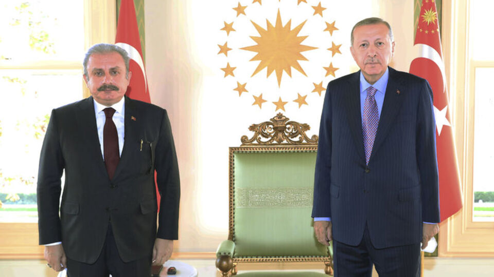 Cumhurbaşkanı Erdoğan ile Şentop bir araya geldi