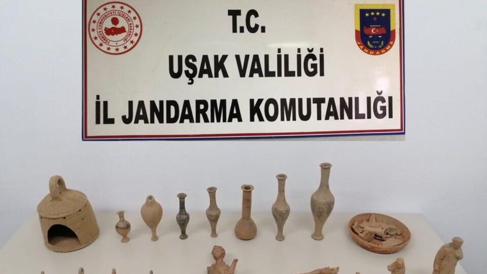 Uşak'ta tarihi eser operasyonu