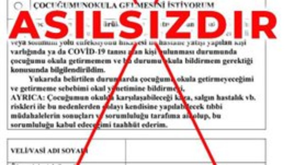 MEB bu belgeyi paylaşarak velileri uyardı!