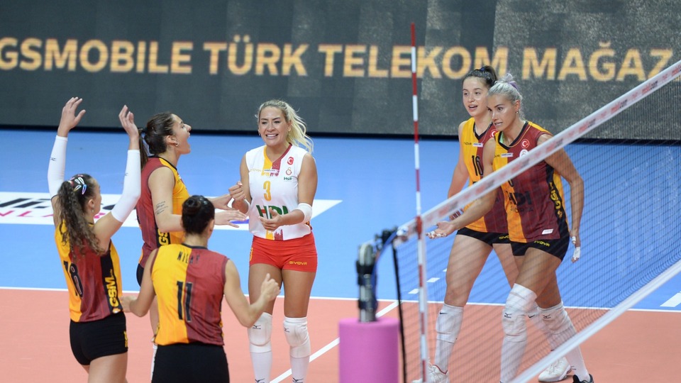 Galatasaray derbide set vermedi