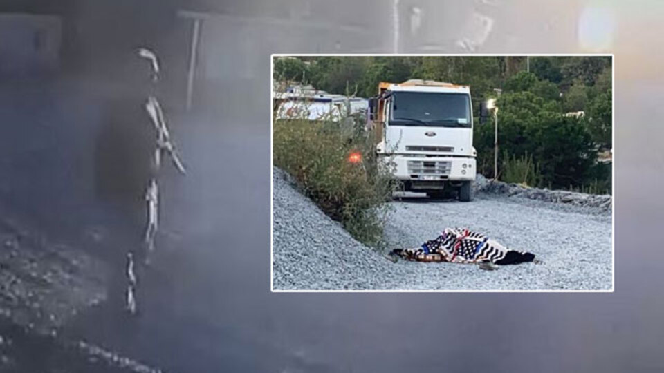 Kameraya yansıdı! Şantiyede feci ölüm!