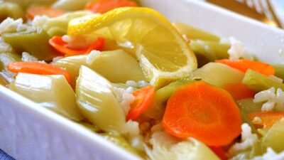 Sağlıklı ve leziz zeytinyağlı pırasa tarifi