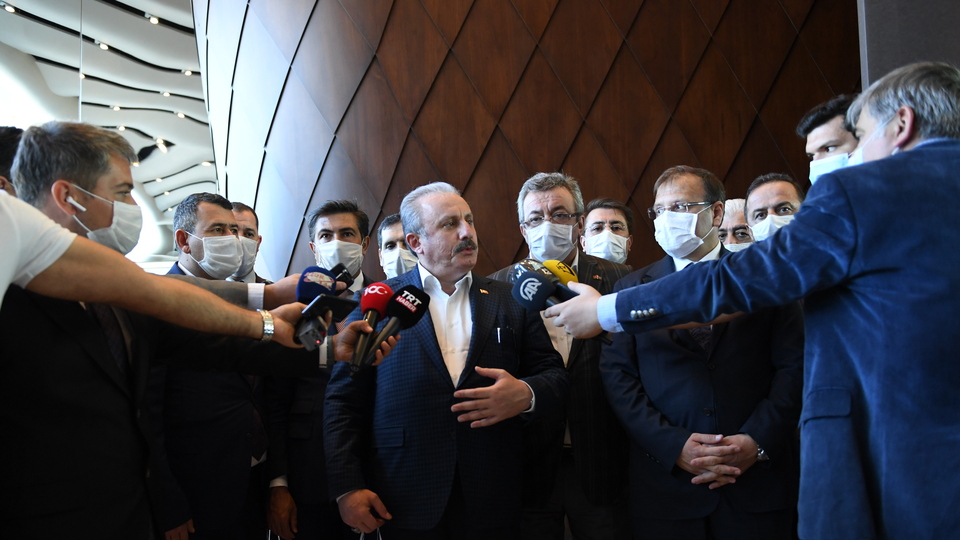 TBMM Başkanı Şentop Azerbaycan'da