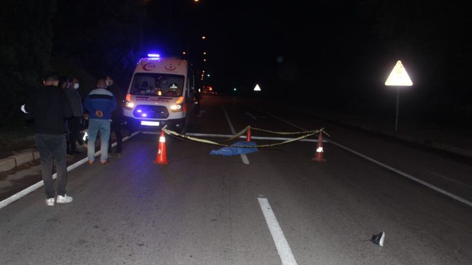 Otomobilin çarptığı yayanın feci ölümü