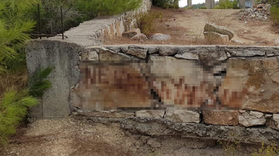 Facia bölgesinde tepki çeken duvar yazısı!