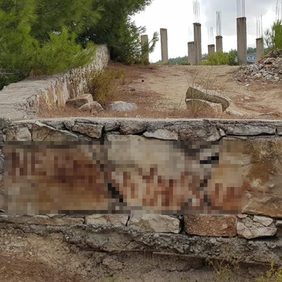 Facia bölgesinde tepki çeken duvar yazısı!