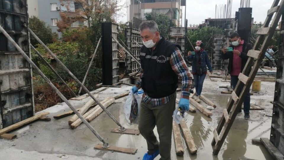 İnşaat kazısında insan kemikleri