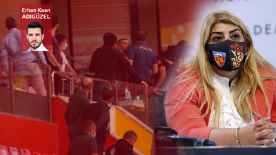 Berna Gözbaşı'nın locasına saldırı