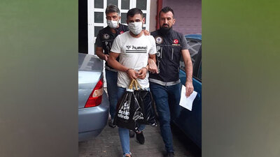 Nikah günü uyuşturucu ile yakalandı