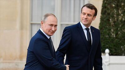 Macron'dan Putin'e 'terörle mücadelede iş birliği' talebi