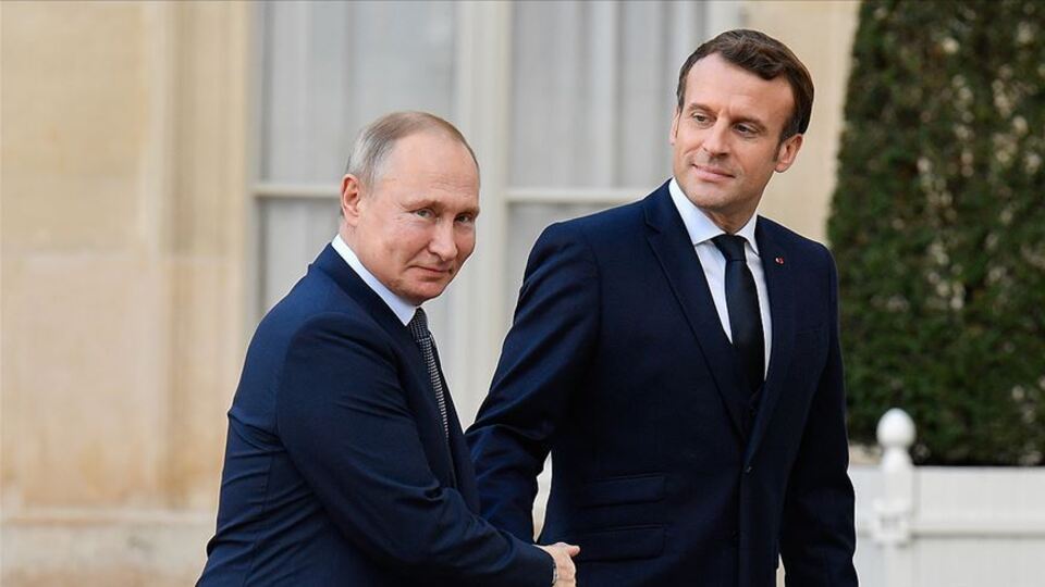 Macron'dan Putin'e 'terörle mücadelede iş birliği' talebi