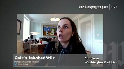 İzlanda Başbakanı canlı yayında depreme yakalandı!