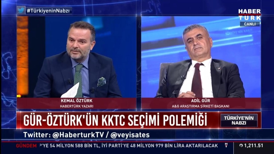 Kemal Öztürk'le Adil Gür polemiği tv'de...