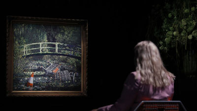 Banksy'nin tablosuna rekor fiyat