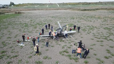 İstanbul'da eğitim uçağı düştü!