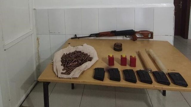 Hakkari'de PKK'ya ait silah ve mühimmat ele geçirildi