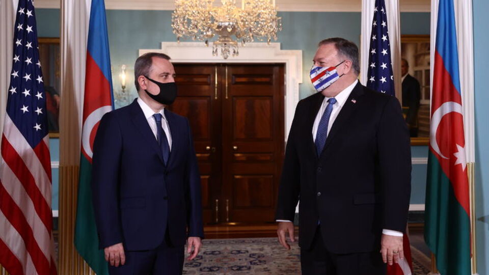 Bayramov, ABD'li mevkidaşı Pompeo ile görüştü