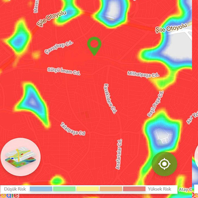 Her yer kıpkırmızı! İlçelerde yüksek risk uyarısı!