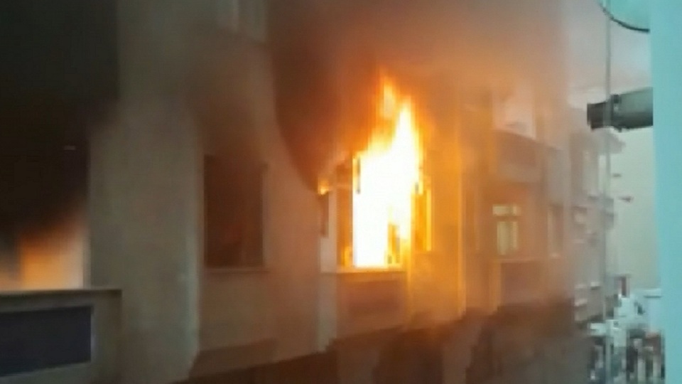 Bağcılar'da feci görüntü!