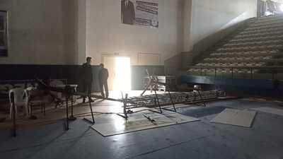 Eski halterci spor salonunu talan etti!