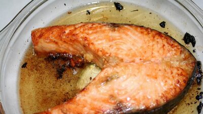 Fırında somon tarifi