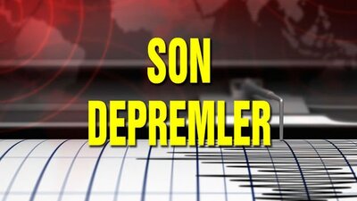 Türkiye'de meydana gelen son depremler