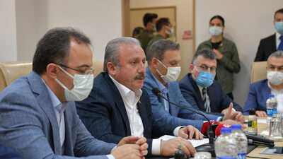 TBMM Başkanı Şentop deprem bölgesinde...