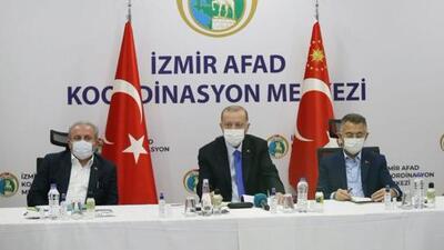 Cumhurbaşkanı Erdoğan deprem bölgesinde