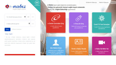 E-Nabız'a nasıl girilir?