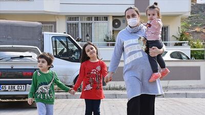 Göçük altından 112'yi aradı!