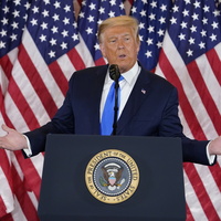 Trump zafer ilan etti!