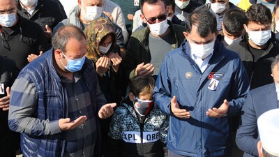 Küçük Ayda'nın annesine acı veda