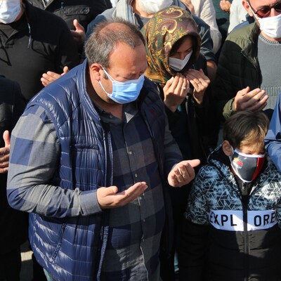 Küçük Ayda'nın annesine acı veda