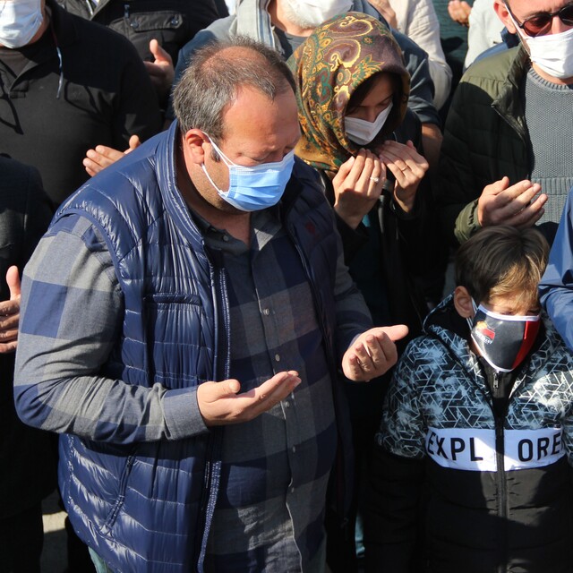 Küçük Ayda'nın annesine acı veda